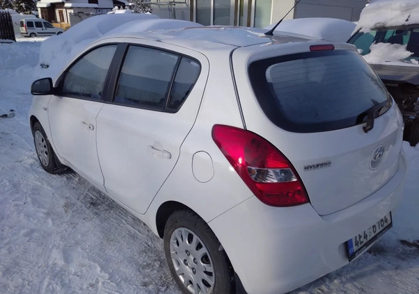 Hyundai i20 cena 8000 przebieg: 58770, rok produkcji 2011 z Mońki małe 92